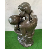 Der Kuss – Große Bronzefigur nach Rodin