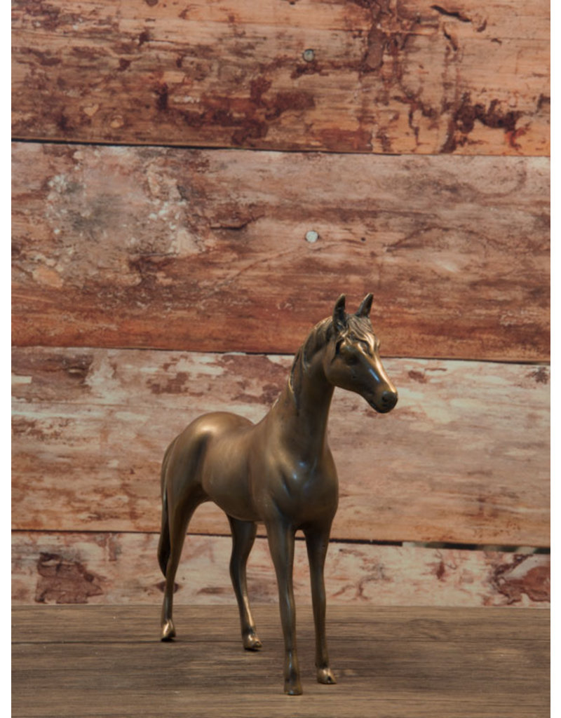 Philip Solo – Bronzefigur stehendes Pferd