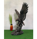 Aquila – Adlerfigur mit Fisch aus Bronze