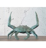 Brachyura – Bronzeskulptur einer Krabbe