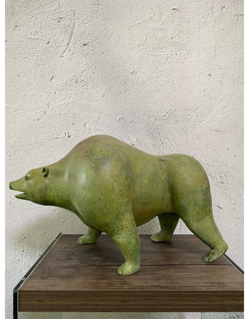 Vitus – Abstrakter Bär Bronzefigur