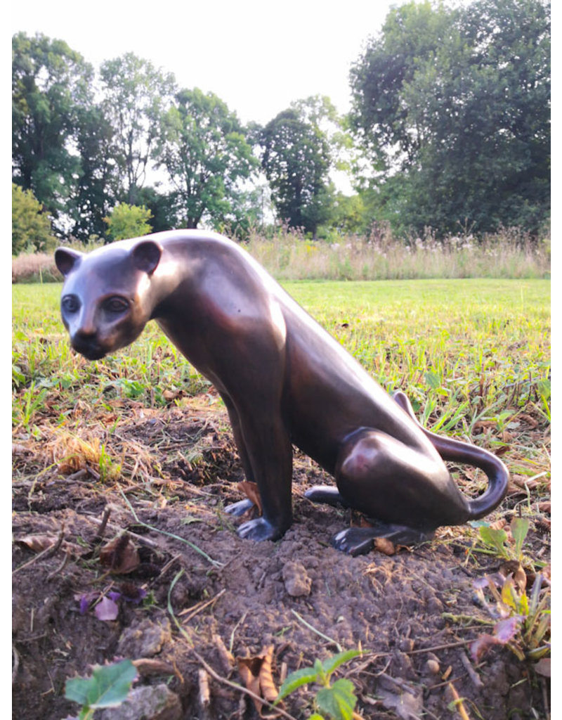 Celer – Kleiner Gepard Bronzefigur