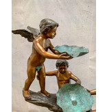 Grand Putto – Spielende Engel Wasserspeier Skulptur