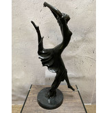 Elise – Art Deco Frauenfigur Bronze