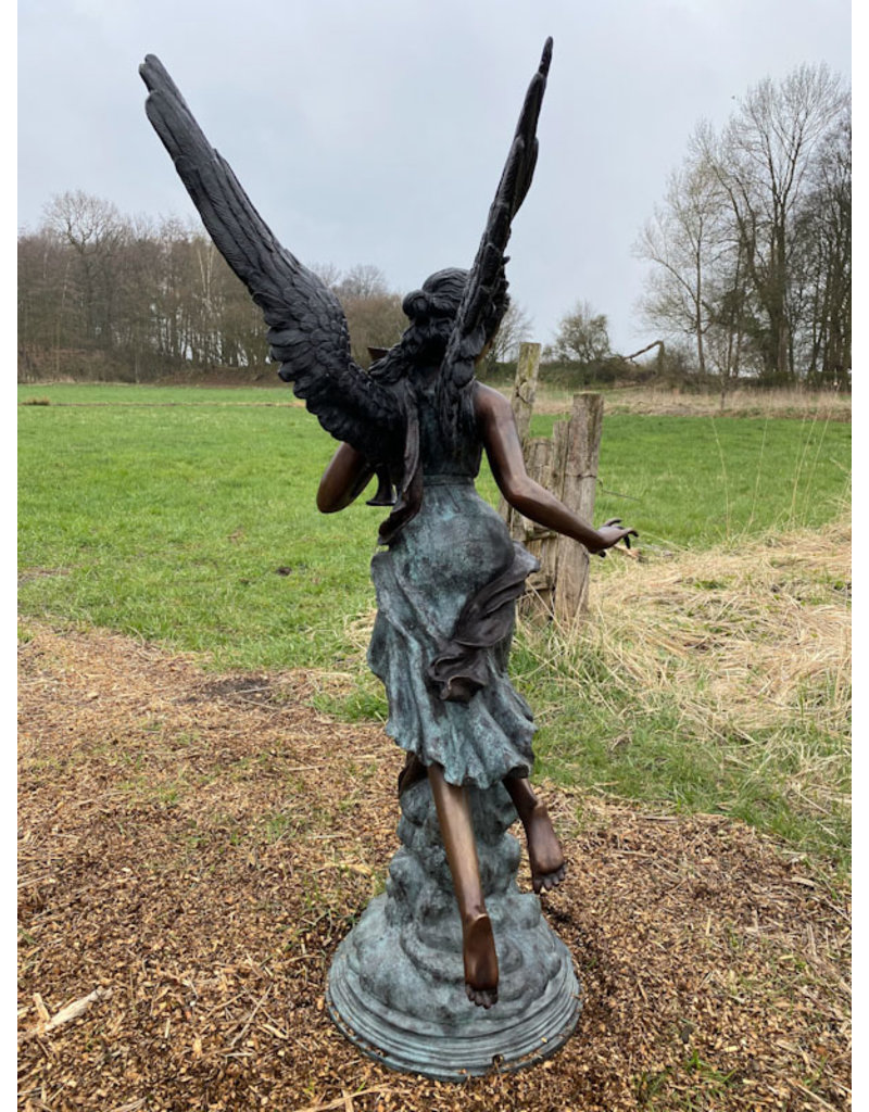 Enja – Engel Wasserspeier Bronzefigur