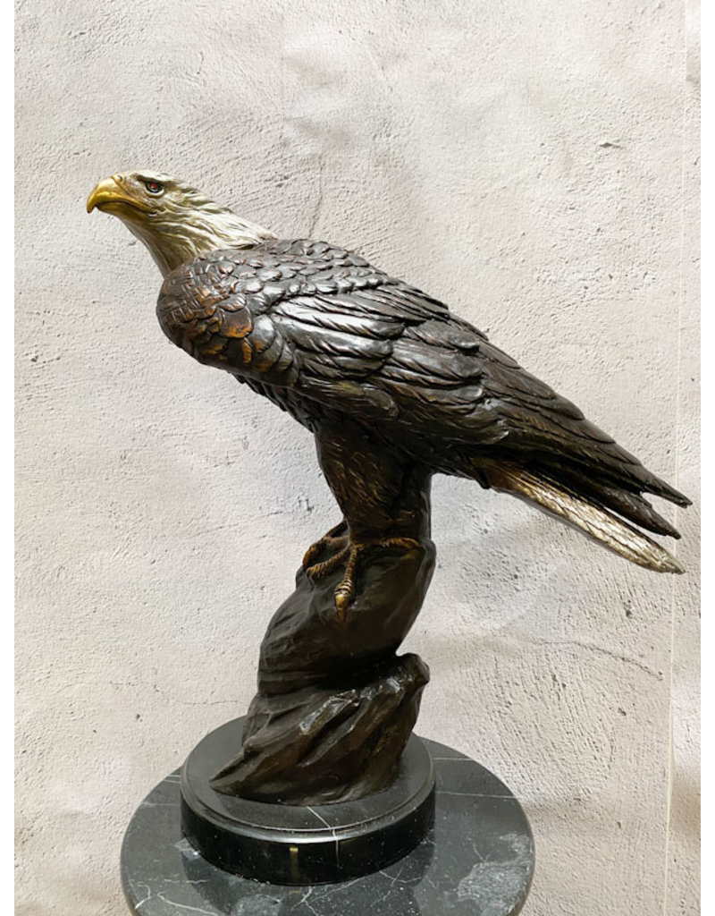 Signum – Adler Skulptur aus Bronze