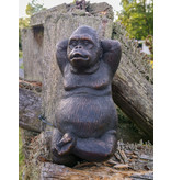 Felix – Liegender Gorilla aus Bronze