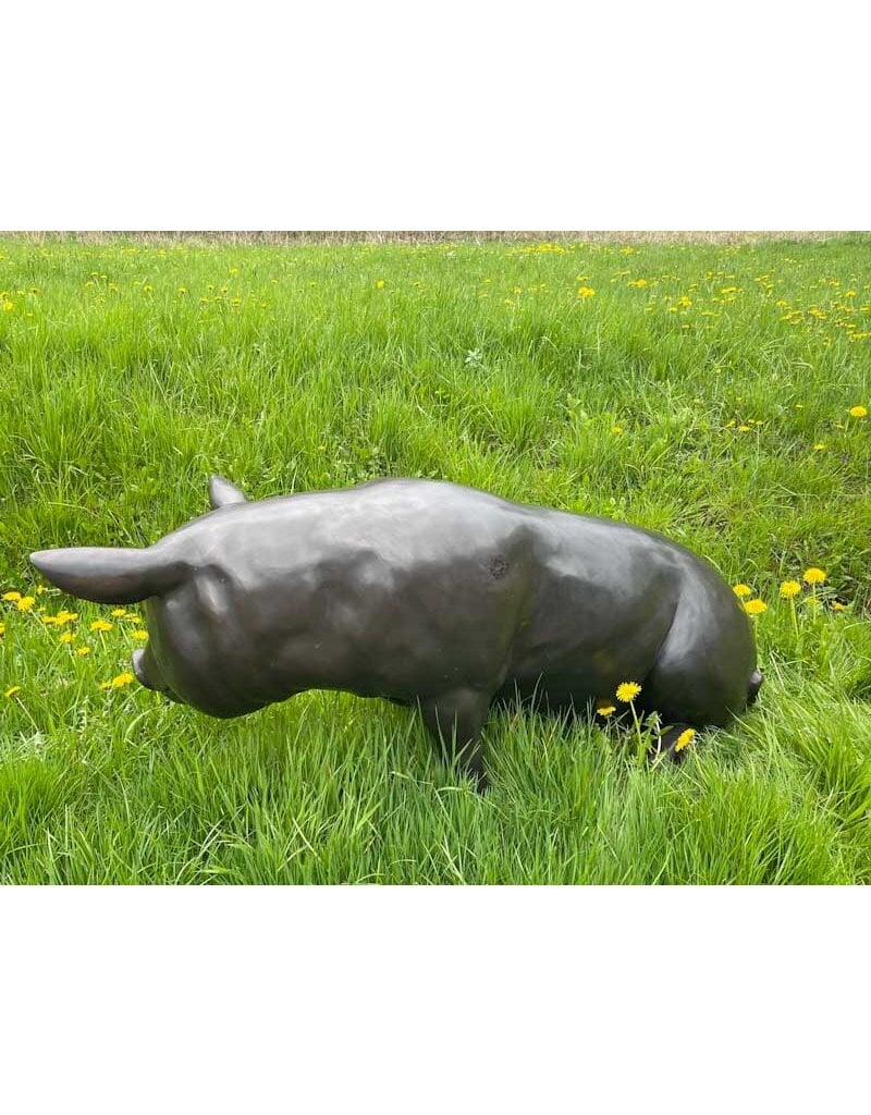 Elfriede – Lebensgroßes Hausschwein Skulptur