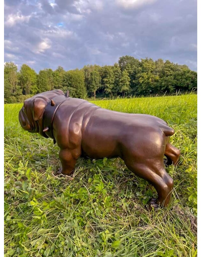 Spike – Bulldogge Bronzestatue