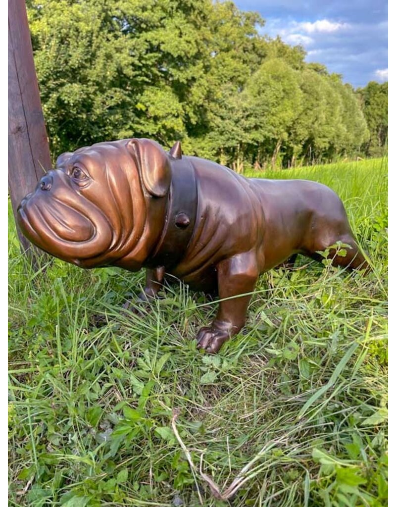 Spike – Bulldogge Bronzestatue