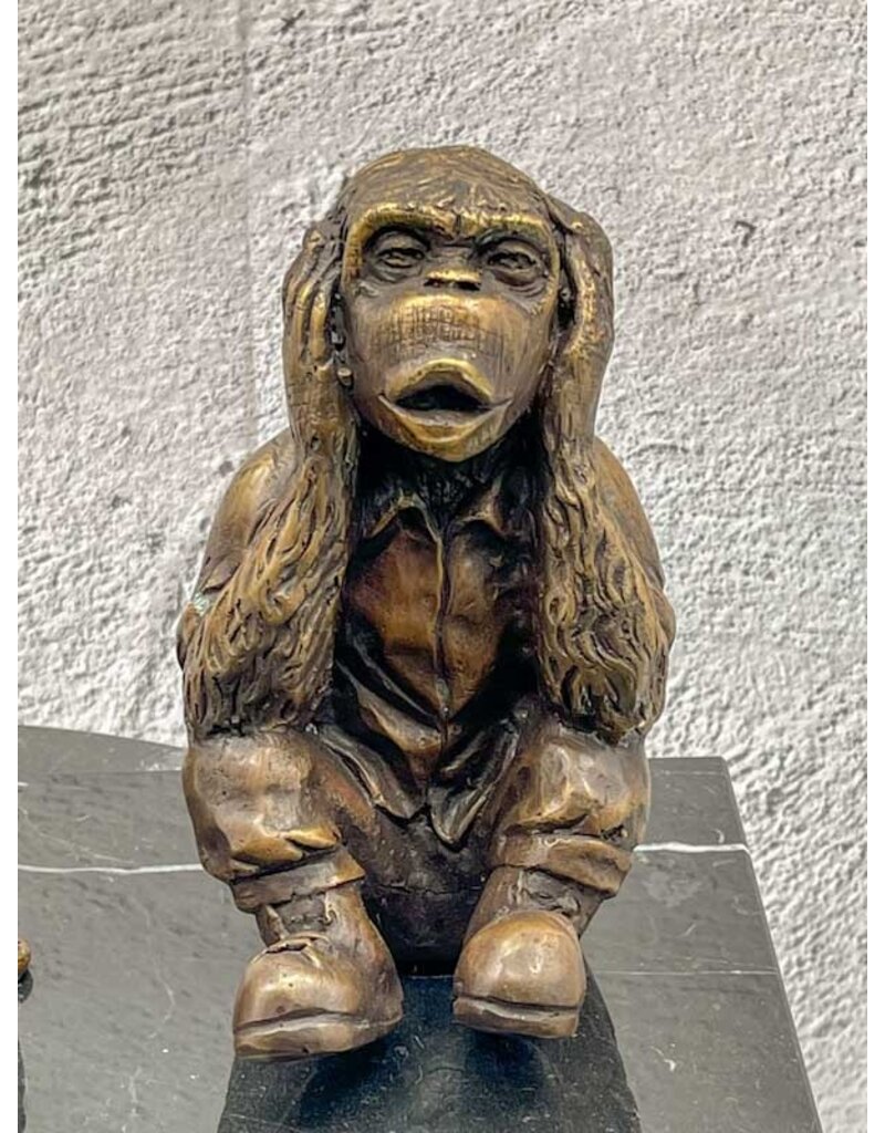 Kleine Sanzaru – Die drei Affen Bronzefiguren