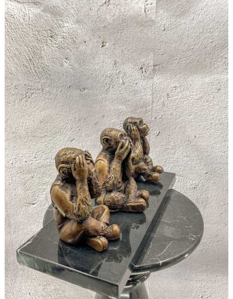 Kleine Sanzaru – Die drei Affen Bronzefiguren