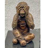 Kleine Sanzaru – Die drei Affen Bronzefiguren