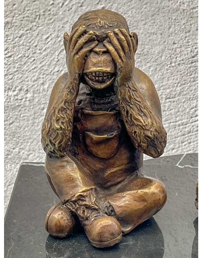 Kleine Sanzaru – Die drei Affen Bronzefiguren