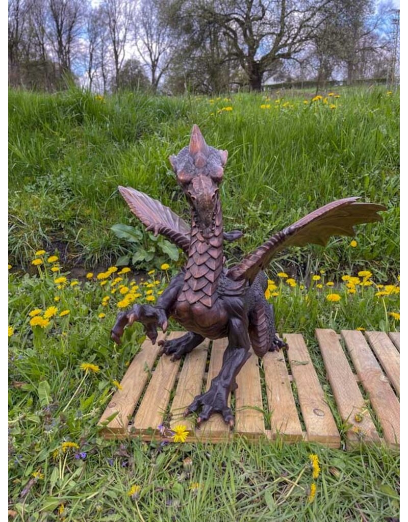 Draconis – Großer Bronzedrache Statue