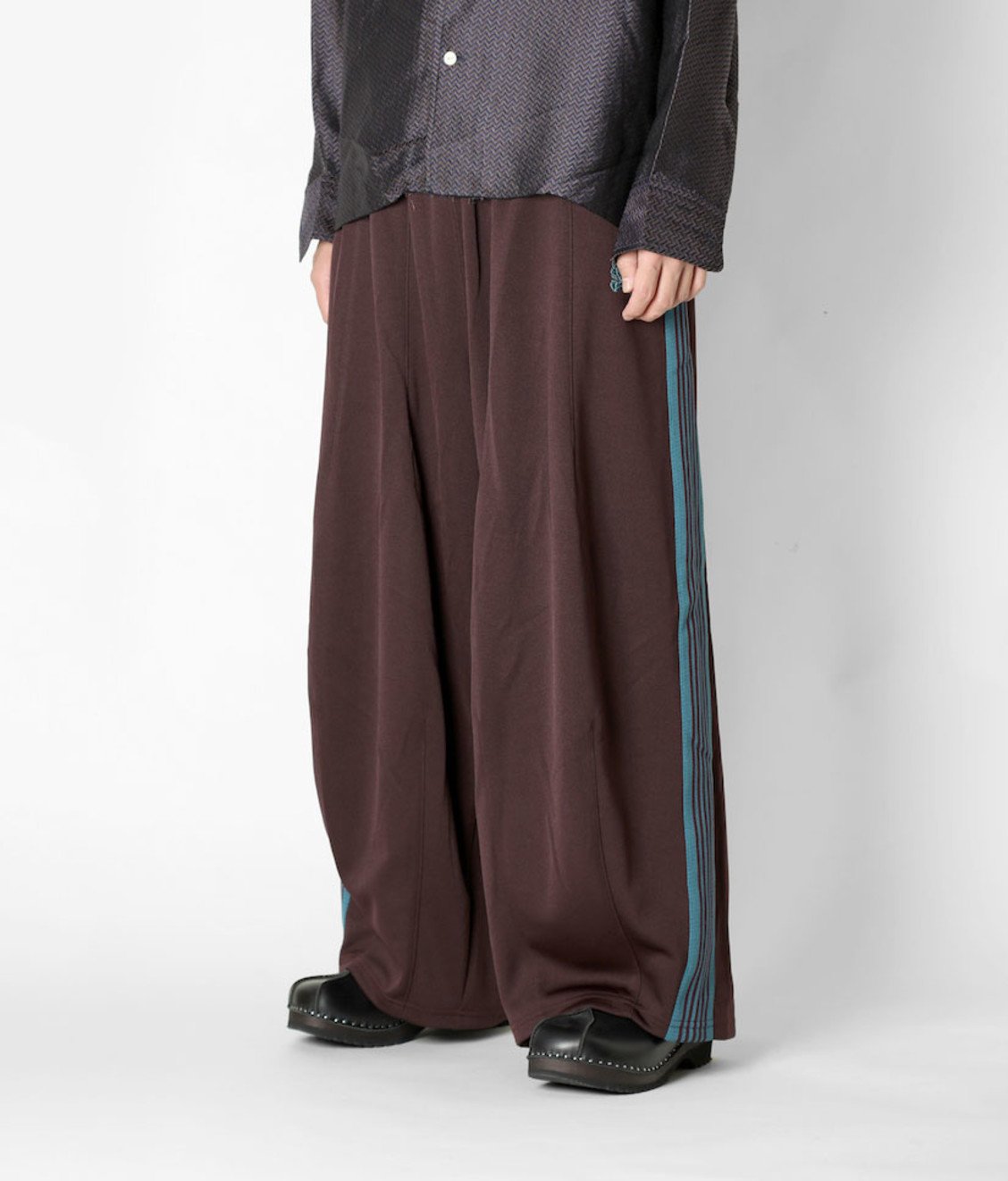 needles track pant poly smooth