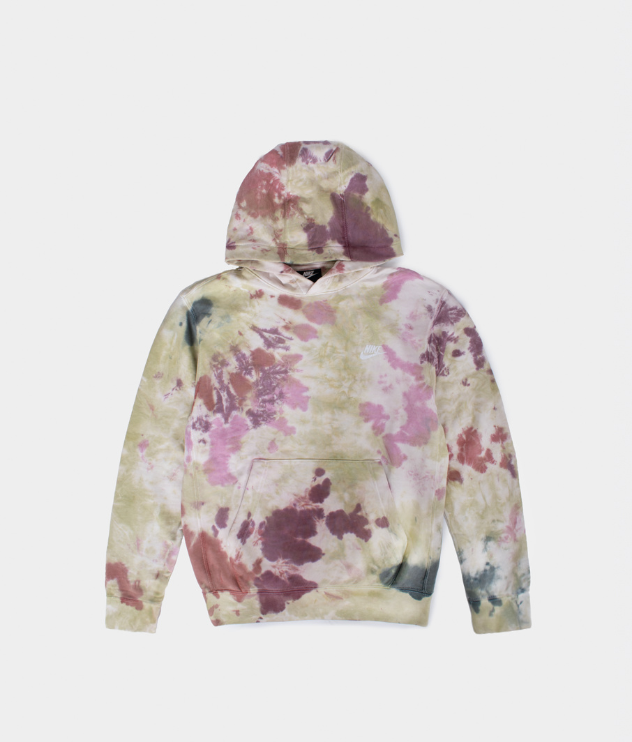 purple tie dye nike hoodie