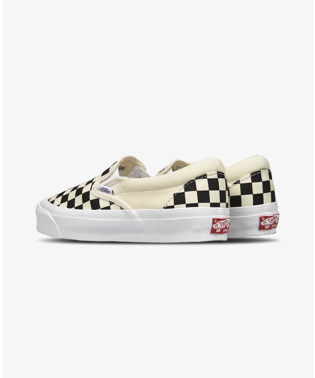 vans vault slip on og checkerboard