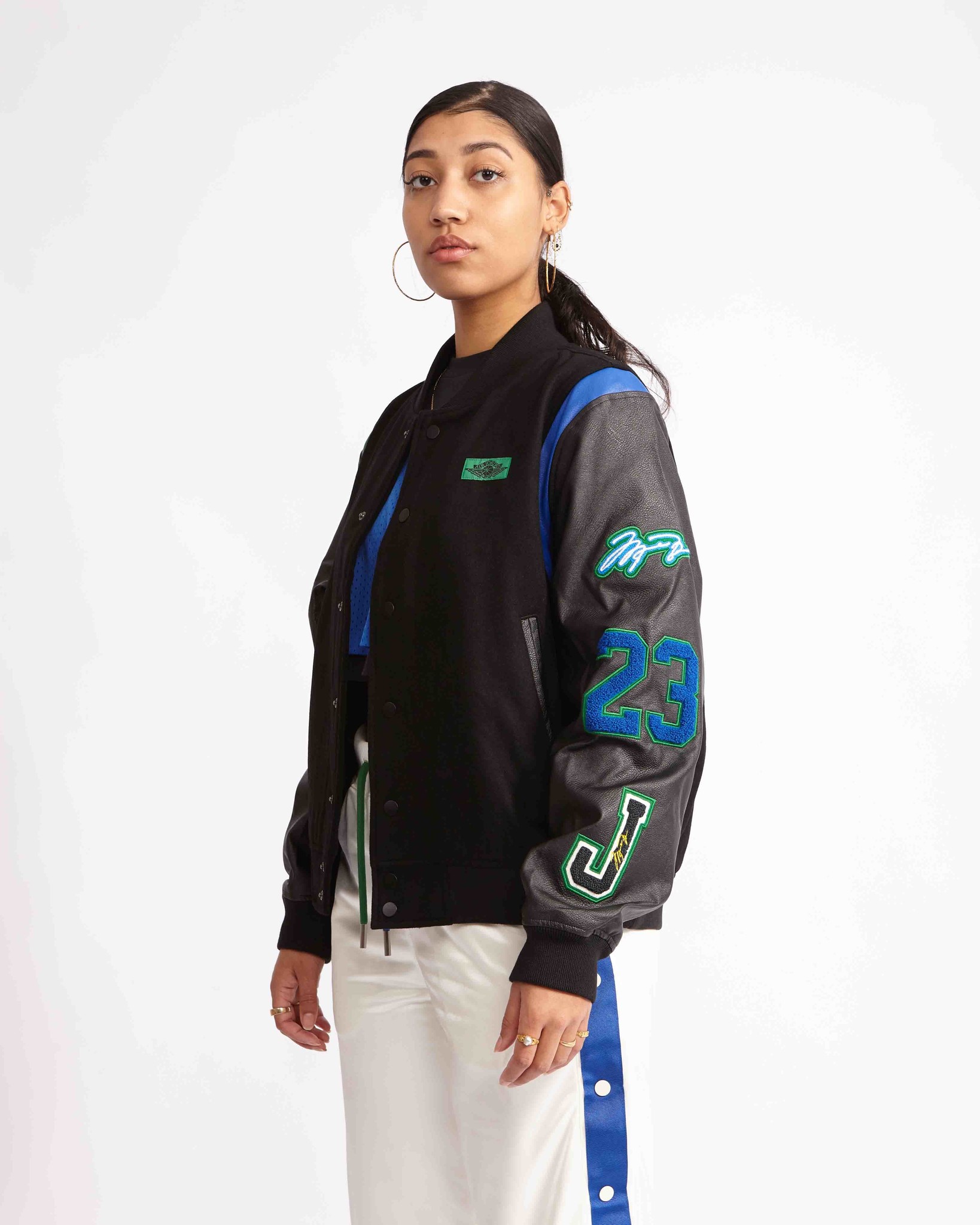 Aleali may varsity jacket Clearance