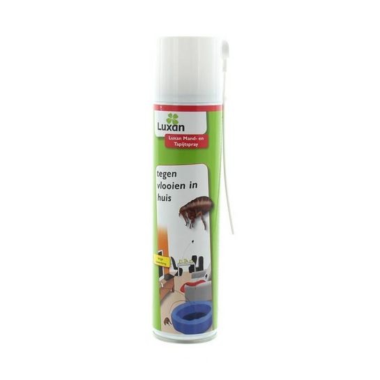 Bulk doen alsof kleuring Luxan Spray tegen vlooien in huis 400 ml - AllesTegenOngedierte.nl