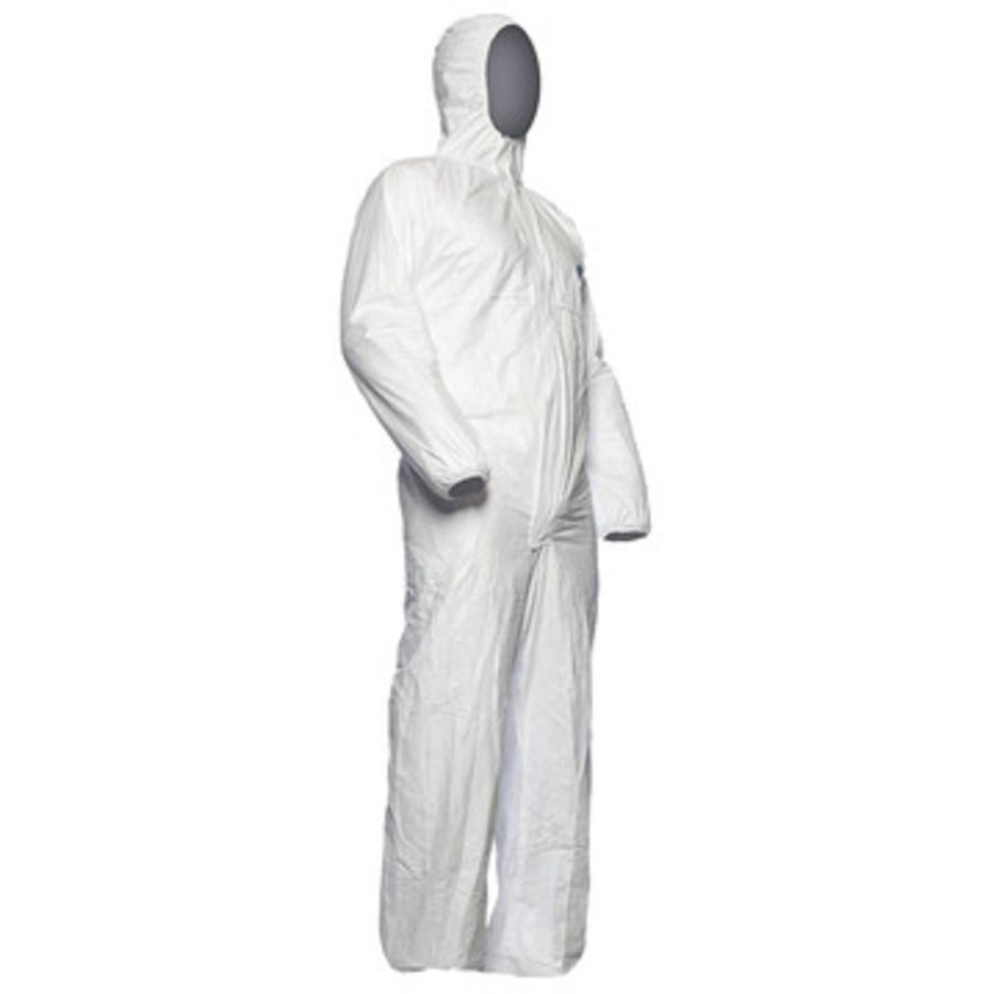 Wegwerpoverall rood Gr. L / XXL overall schilderspak wegwerp beschermende kleding beschermpak XXL 10 stuks