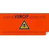 Muizen- en rattengif attentie stickers