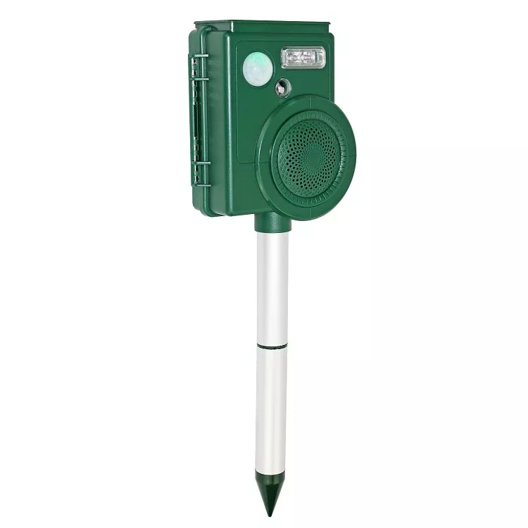 Boeddha tuinbeeld - LED verlichting - zonne-energie - creme - 44 cm | Leen Bakker