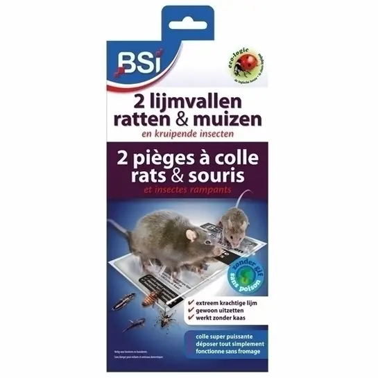 Zapi Set van 3 lijmvallen voor muizen en insecten Zapi Set van 3 lijmvallen voor muizen en insecten
