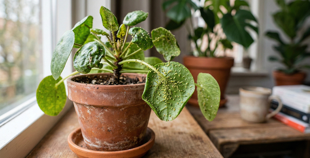 Bladluis op kamerplanten bestrijden
