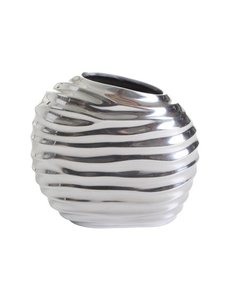  Metal round vase