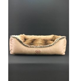 SIMPLY SMALL Luxurious Dog bed - Chinchilla brown