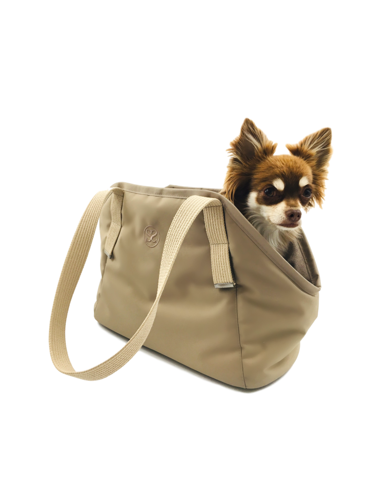 SIMPLY SMALL Exklusive Hundetragetasche von Simply Small - Beige