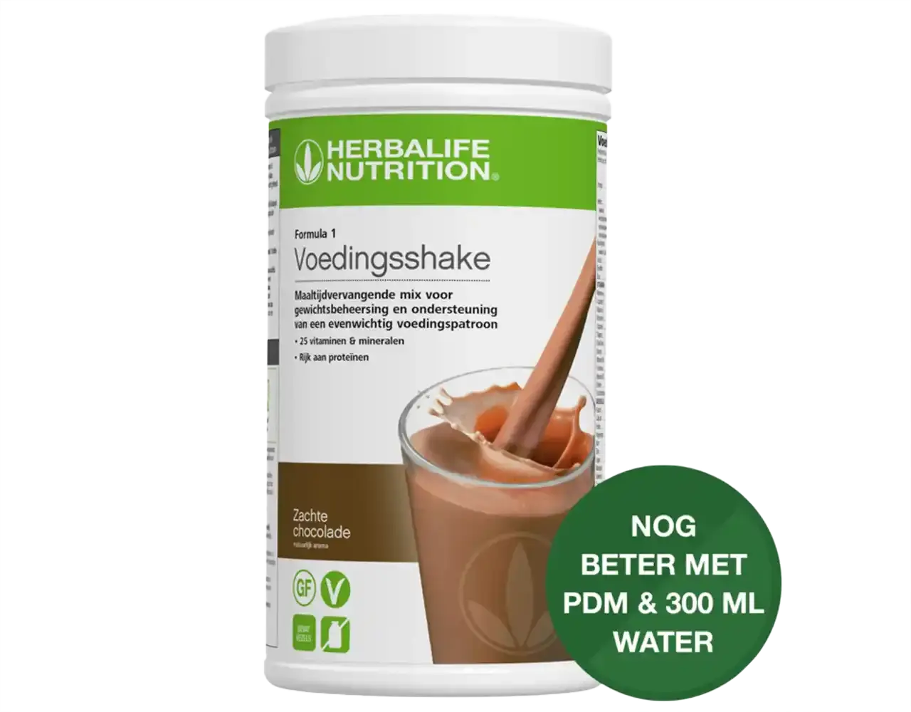 Herbalife F1 Shake Zachte chocolade Herbalife F1 Shake Zachte chocolade