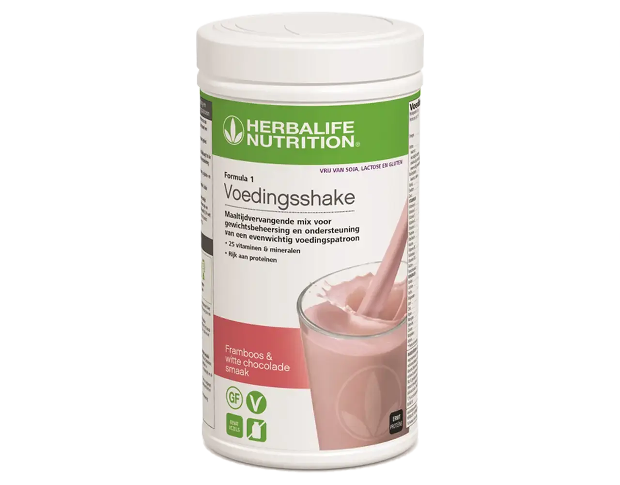 Herbalife F1 Framboos & Witte Chocolade GlutenVrij
