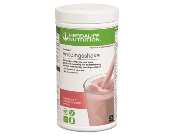 Herbalife F1 Framboos & Witte Chocolade GlutenVrij