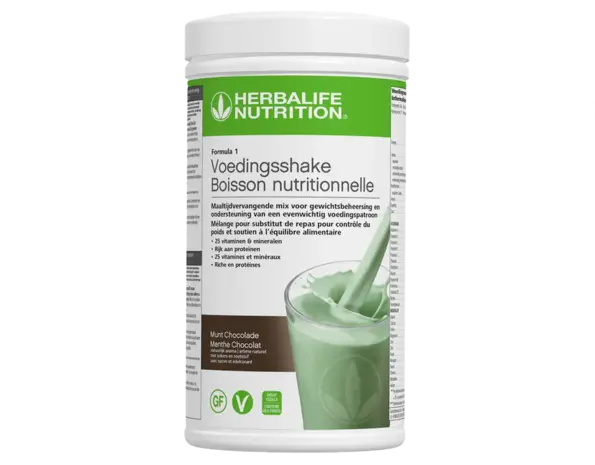 Herbalife F1 Shake Munt chocolade