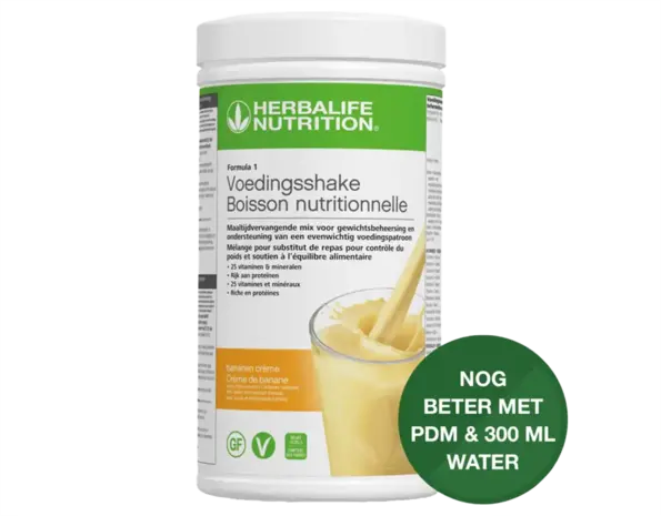 Herbalife F1 Shake Bananen Crème