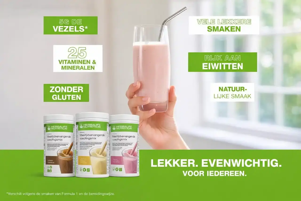 Herbalife F1 Shake Zachte chocolade Herbalife F1 Shake Zachte chocolade