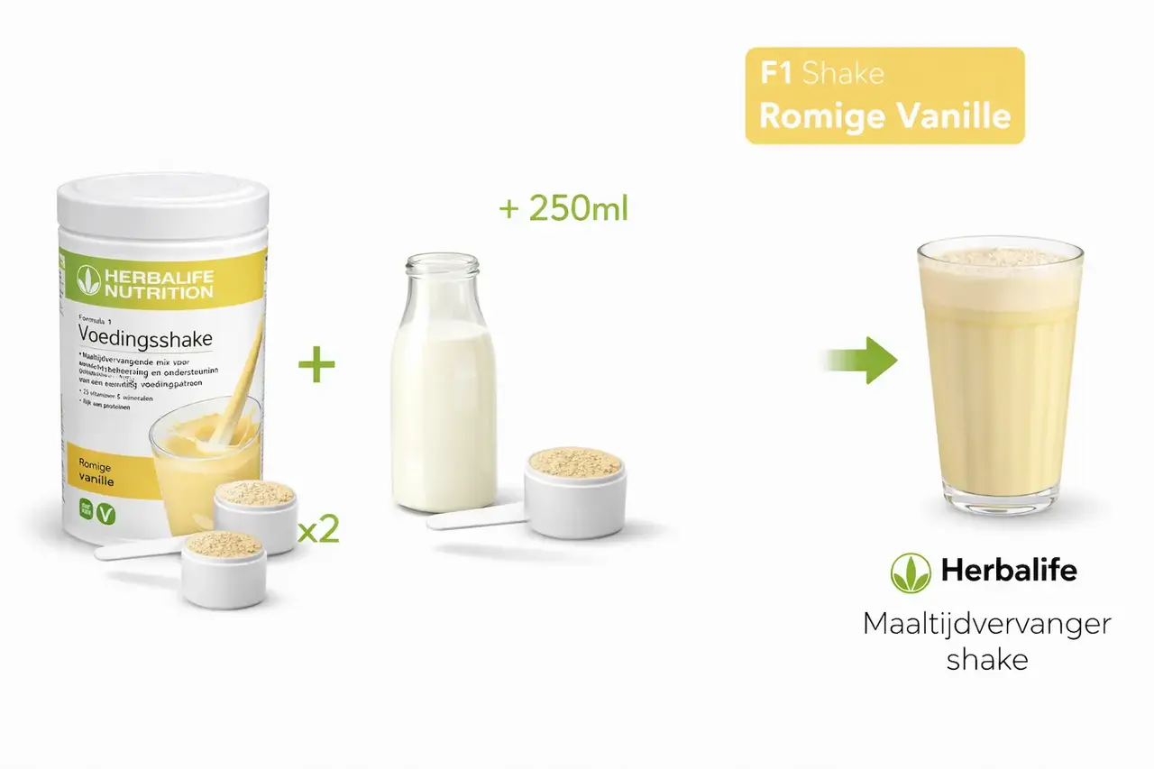 Herbalife F1 Romige vanille 550 gr