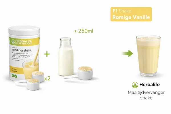 Herbalife F1 Romige vanille 550 gr