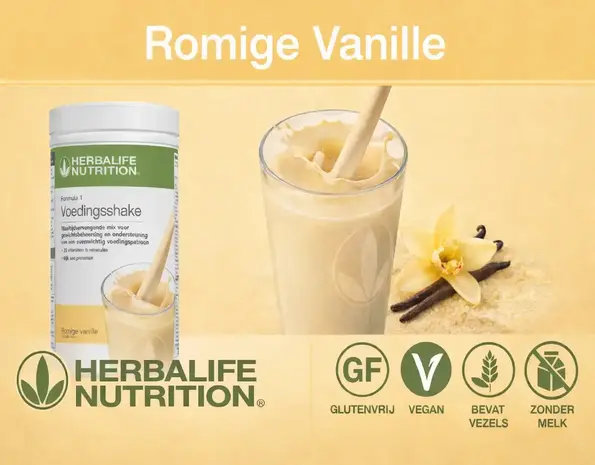 Herbalife F1 Romige vanille 550 gr
