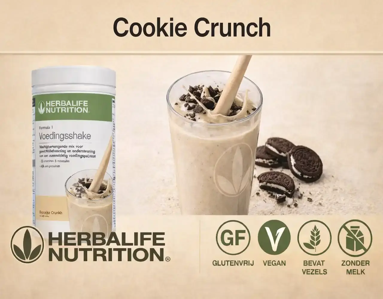Herbalife F1 Shake Cookie Crunch