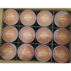 Stroopwafel tins Netherlands 1 box (12 tins)