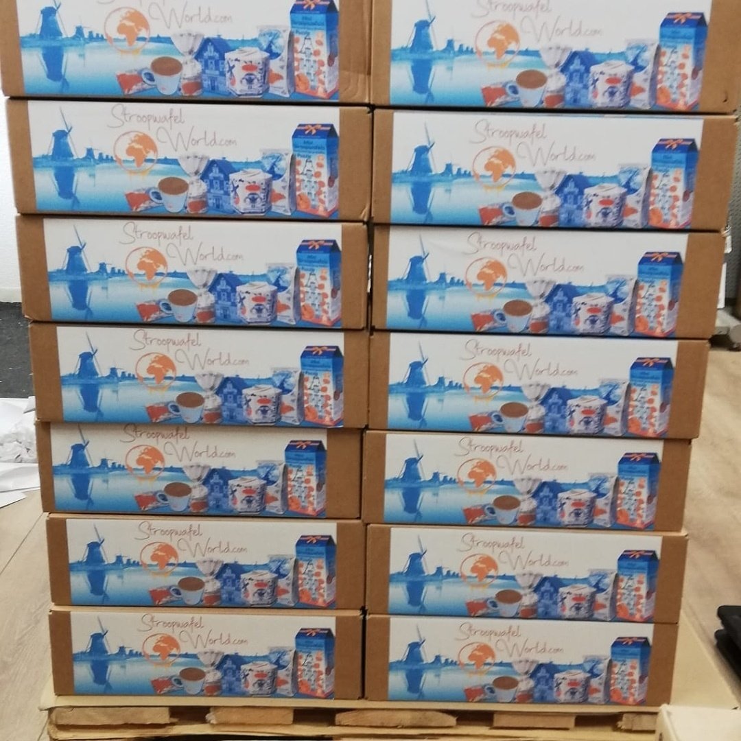 Stroopwafel Pallet online kopen laten Nederland en buitenland
