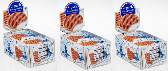 Delft Blue Stroopwafels Stroopwafels Delfts Blauw Displayboxen Tripple (2-pack )