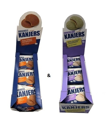 Kanjers Kanjers White Chocolate & Kanjers Original Displaybox Deal