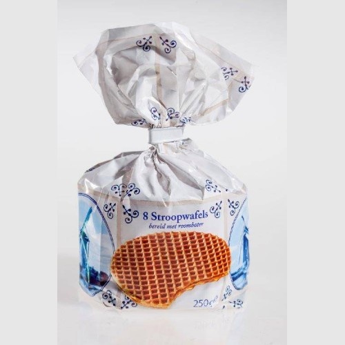 Delft Blue Stroopwafels Stroopwafels Delft Blue 8 Pack