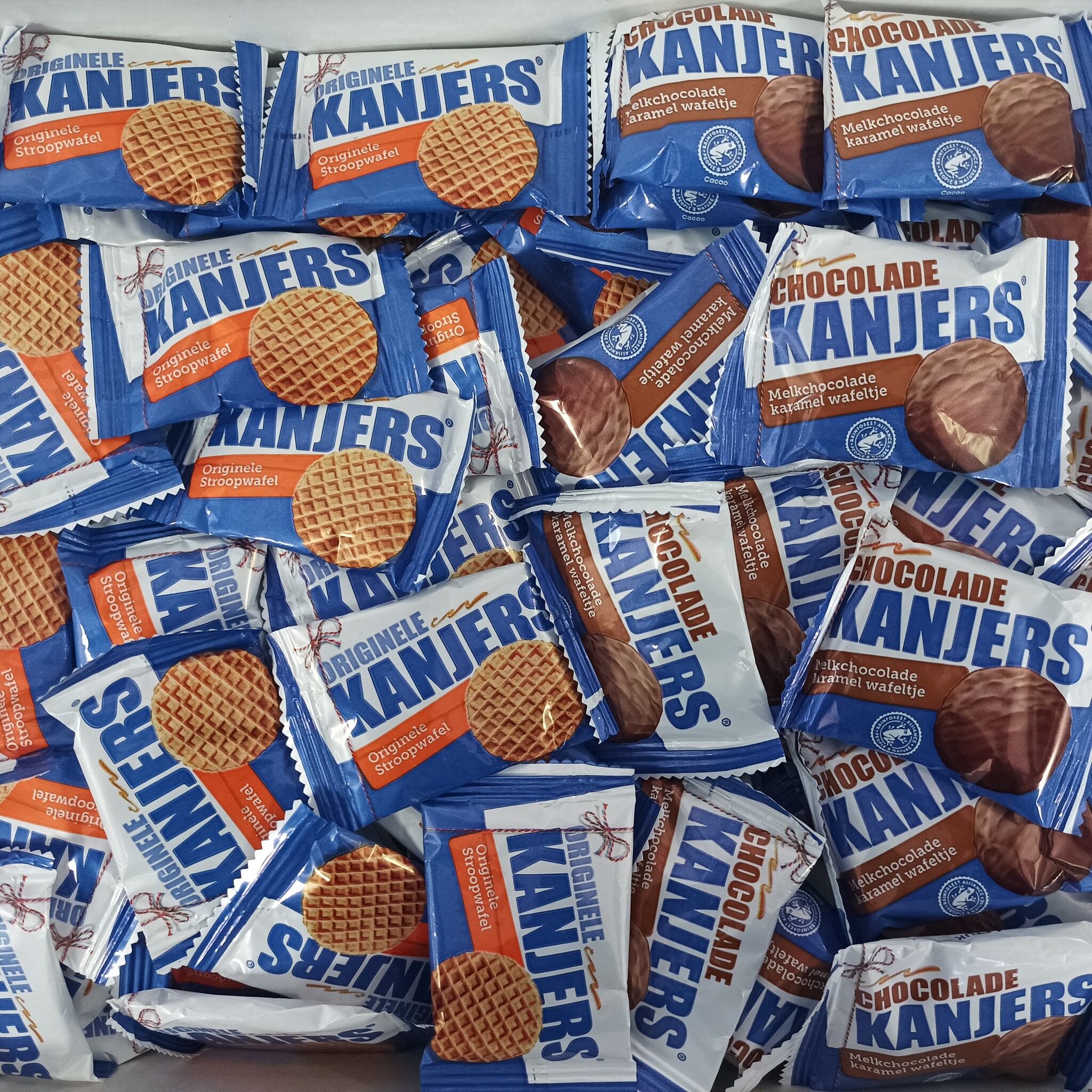 Kanjers mini Kanjers Stroopwafels Regular + Chocolate (120 pcs)
