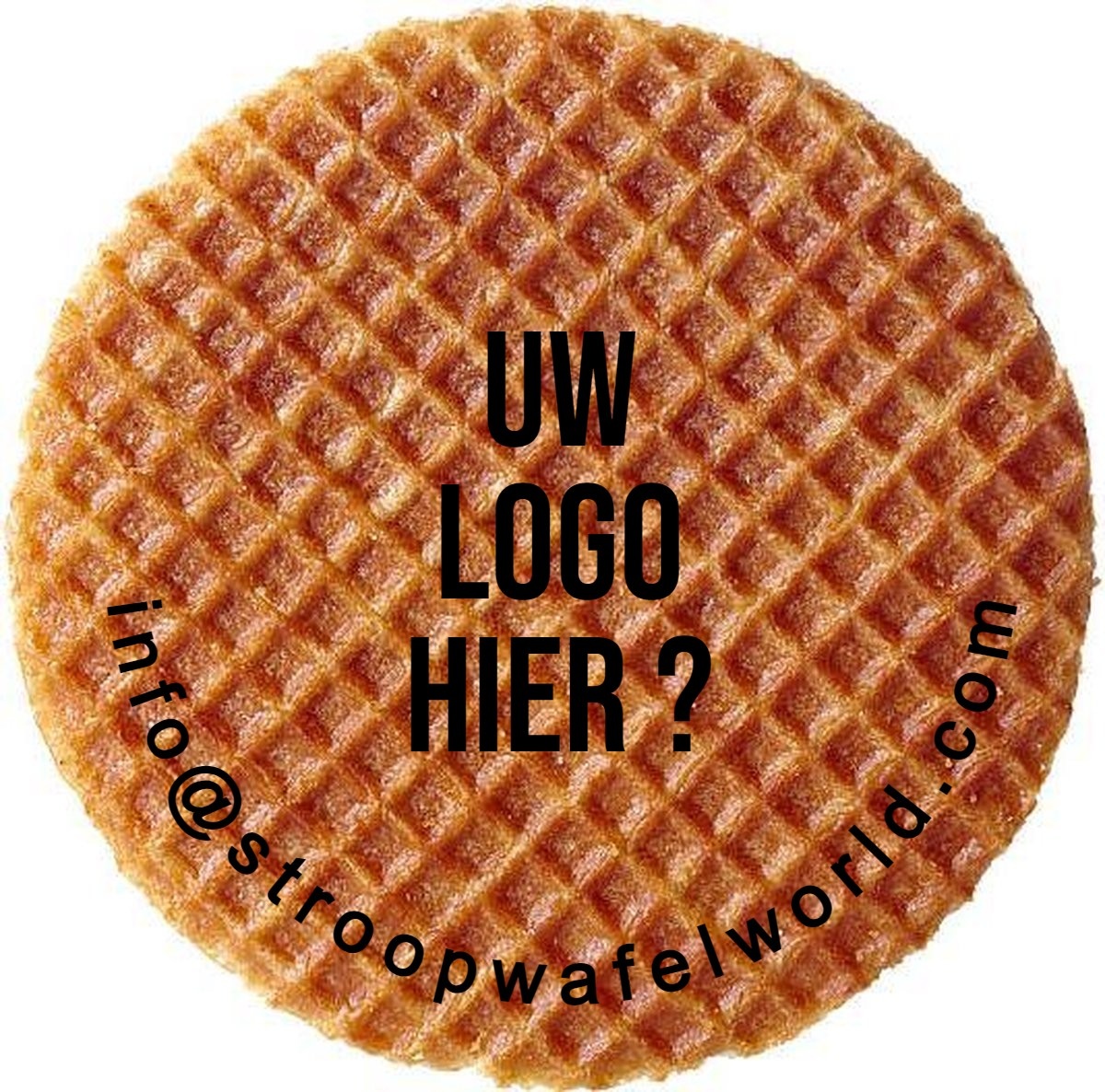 Stroopwafels with logo (100 pieces)