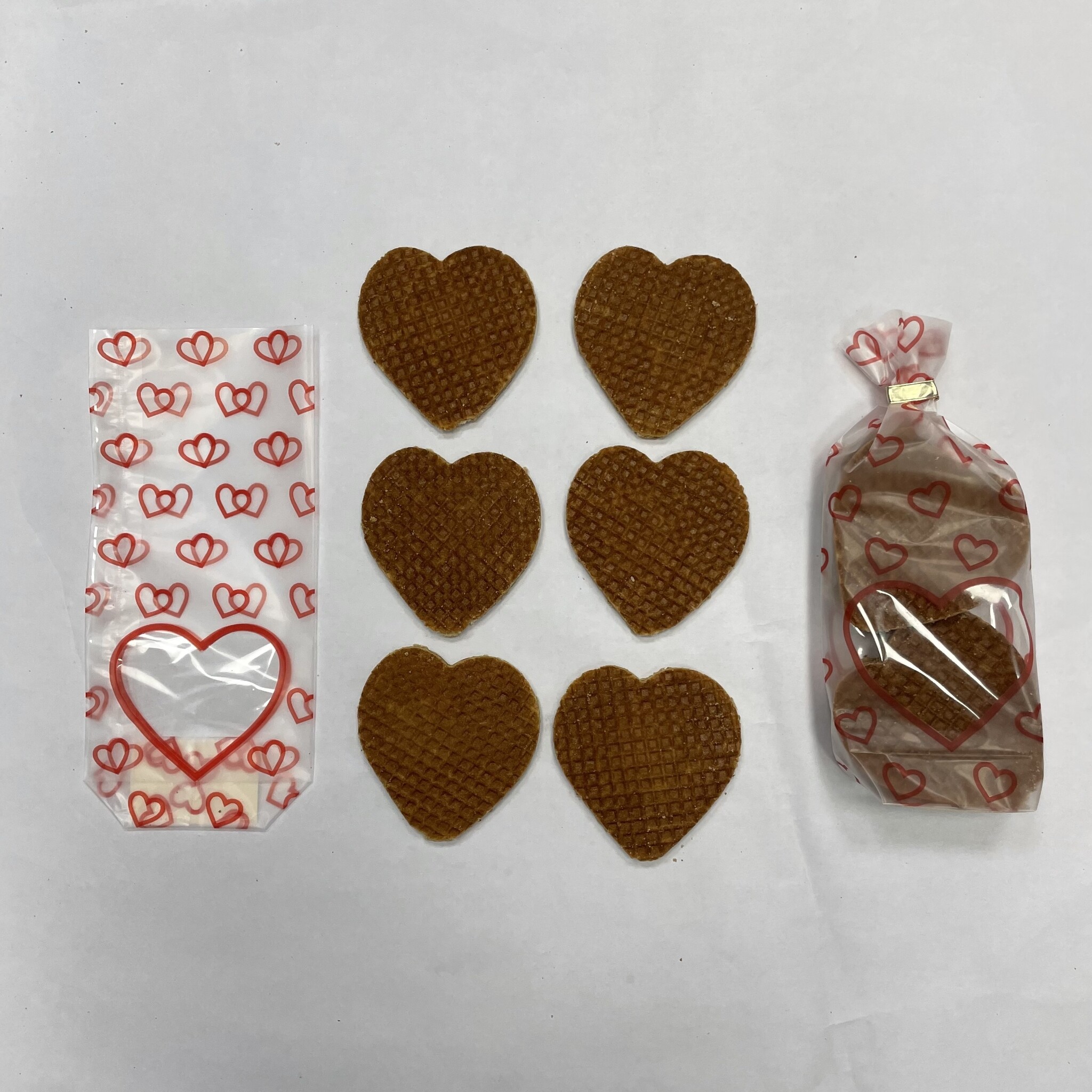 Stroopwafel hearts (6-pack)